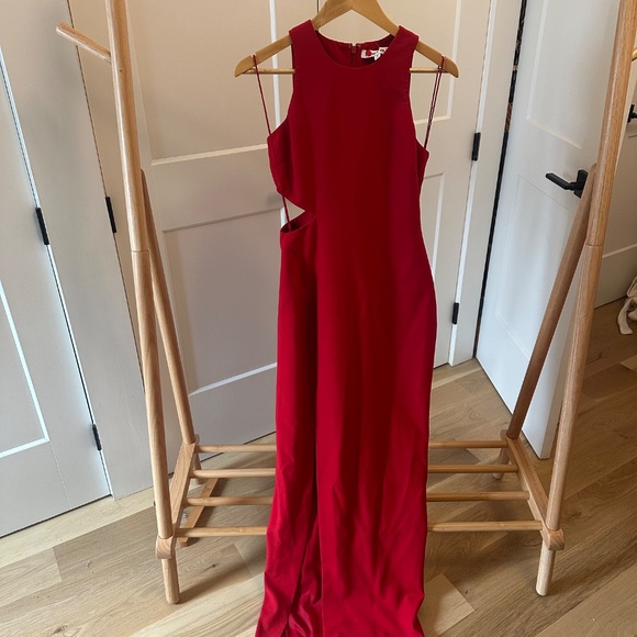 Elizabeth and James Red Maxi Dress Size 8 - Picture 4 of 6